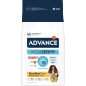 Advance Dog Sensitive Salmon&Rice за чувствителни кучета от средните и големи породи 12кг.